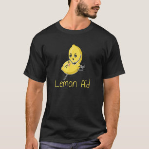 Classic Witty Pun Lemon Aid Vitamin C Lemon Citru T Shirt