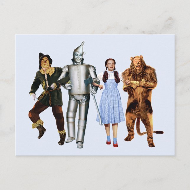 Classic Wizard of Oz Characters Vykort (Framsida)