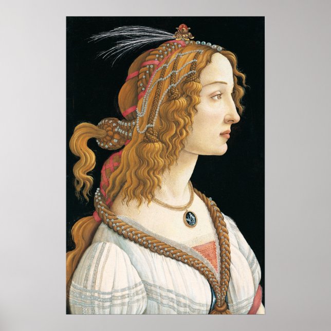 Classic Woman Porträtt Poster (Framsidan)