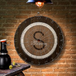 Classic Wood Hue Walnut Baywood Darttavla<br><div class="desc">Den klassiska Wood Hue Walnut Baywood Dartboard är en underbar familjeverksamhet och ett utmärkt komplement till ditt spelrum. Anpassa enkelt den här grafikdesignen med ditt monogram.</div>