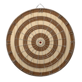 Classic Wooden Dartboard Rustic Wall Game Decor Darttavla