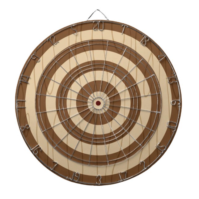 Classic Wooden Dartboard Rustic Wall Game Decor Darttavla (Framsidan)