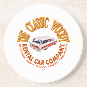 Classic Woody Rental Car Company Underlägg