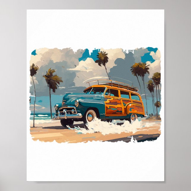 Classic Woody Wagon Poster (Framsidan)