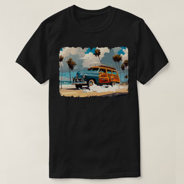 Classic Woody Wagon T Shirt (Design framsida)