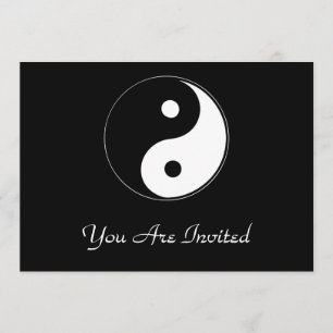 Classic Yin Yang Inbjudningar