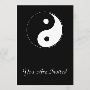 Classic Yin Yang Inbjudningar