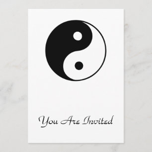 Classic Yin Yang Inbjudningar