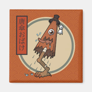 Classic Yokai Karakasa-obake- Japansk Folklore Magnet
