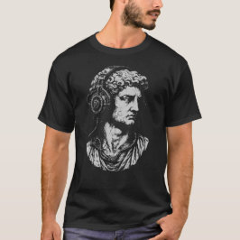 Classical Bust with steampunk Headphones T Shirt