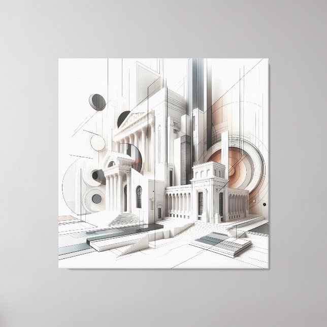 Classical Fusion Architecture Canvastryck (Framsida)