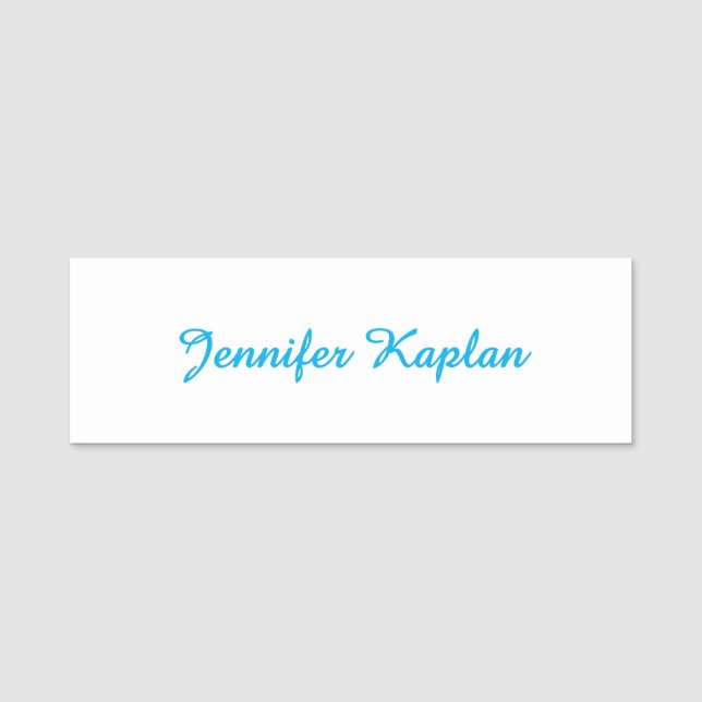 Classical Handwriting Minimalist Professional Namnbricka (Framsida)