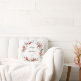 Classical Helgdag Berries Monogram Kudde