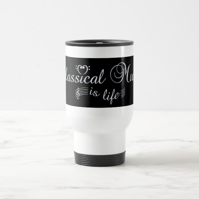 Classical Music mugg - välj stil & färg (Center)