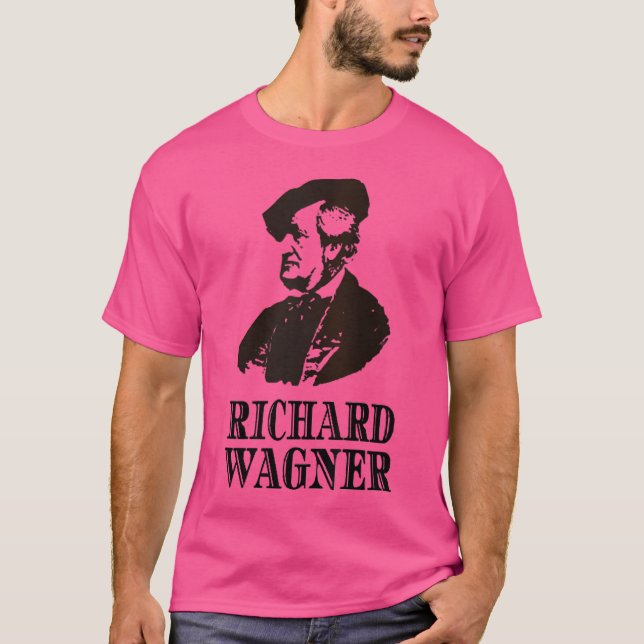 Classical Music Opera Violin Piano Composer Richar T Shirt (Framsida)