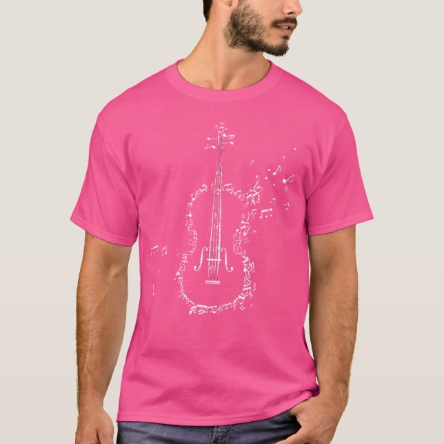 Classical Music Violin Player Gift Orchestra Violi T Shirt (Framsida)