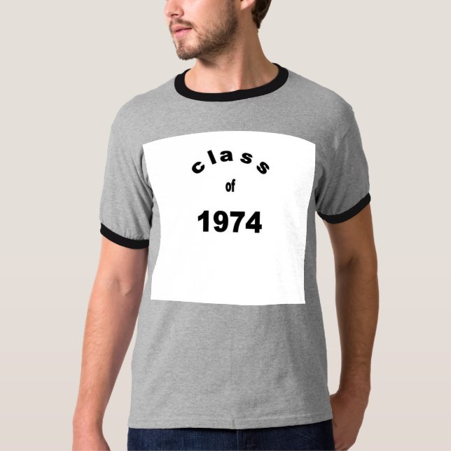 Classof74Black T-shirt (Framsida)