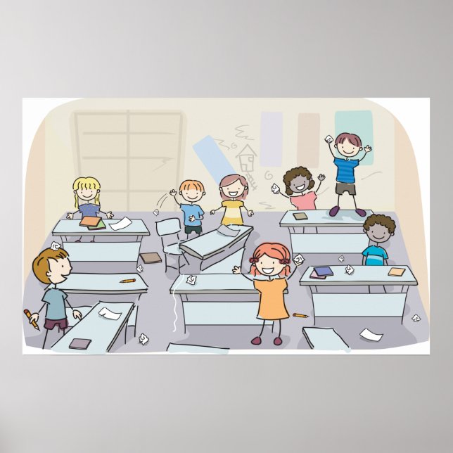 Classroom Chaos Poster (Framsidan)