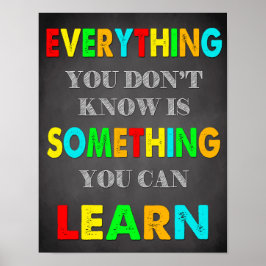 Classroom Decor, Classroom-offerter, inspirationsk Poster