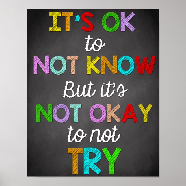 Classroom Decor, Classroom-offerter, inspirationsk Poster (Framsidan)