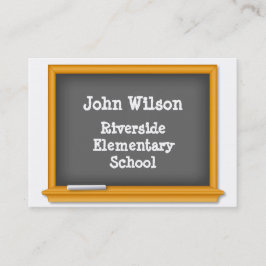 Classroom-kalkboard Visitkort