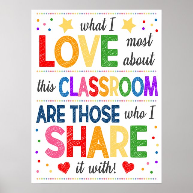 Classroom Rainbow Poster (Framsidan)