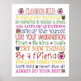 Classroom Regler Poster