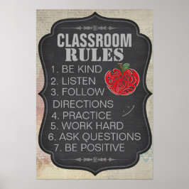 Classroom Regler Poster