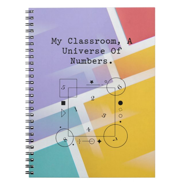Classroom Universe of Numbers | Math World Anteckningsbok (Framsidan)