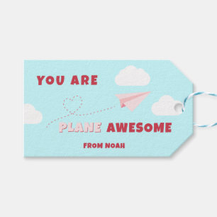 Classroom Valentindagen Flygplan Fantastisk Gift M Presentetikett