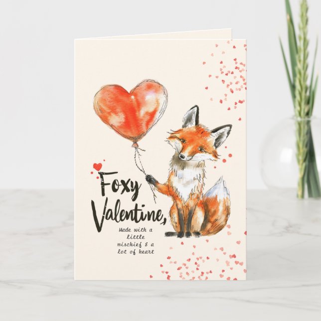 Classroom Valentine Card | Cute School Exchange Helgkort (Framsida)