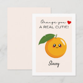 Classroom Valentine "You're a Real Cutie"