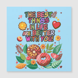 Classroom Valentines Day Boho Donuts and Flowers