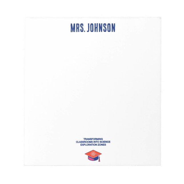 Classrooms As Science Exploration Zones Teacher Anteckningsblock (Framsida)