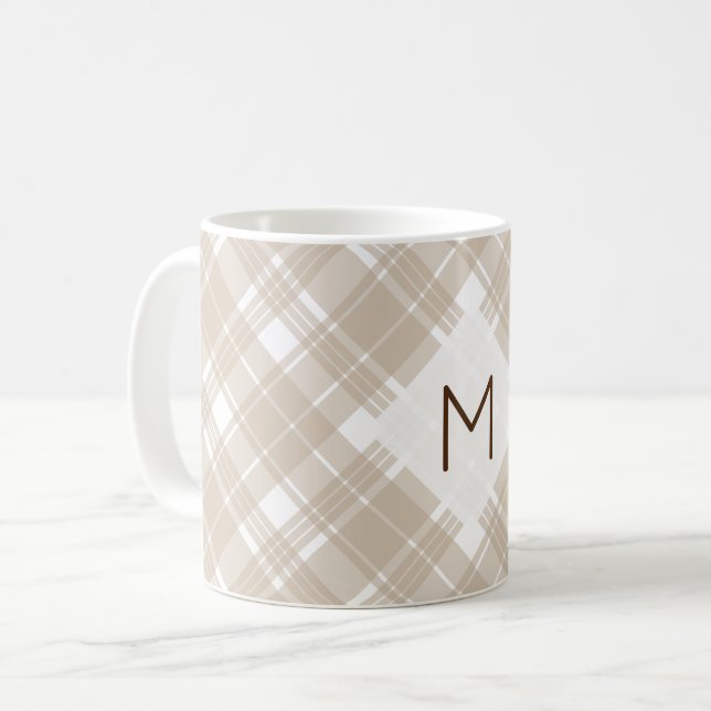 Classt Tan Play Monogram Kaffemugg (Framsida vänster)