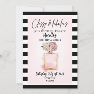 Classy and Fabulous invite Inbjudningar