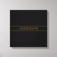 Classy Anpassade Guld Text & Linjer