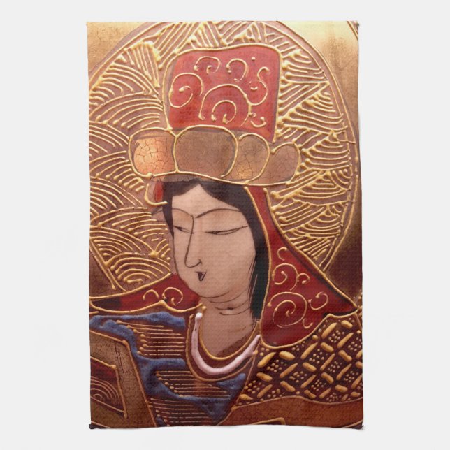 Classy Asian Woman Kitchen Towel Kökshandduk (Vertikal)