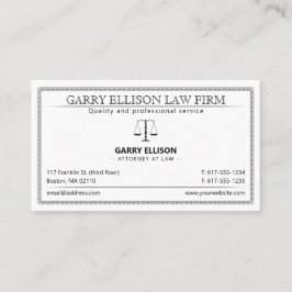 Classy Attorney Law | Advokat Visitkort