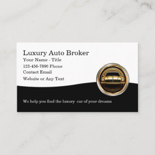 Classy Auto Broker Luxury Fordon Search Visitkort