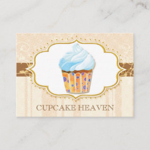 Classy Bakery Cuptårta Beige Visitkort