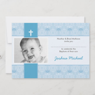 CLASSY BAPTISM INBJUDAN: söt 1L: Inbjudningar