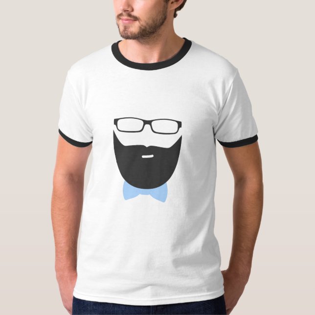 Classy Beard T Shirt (Framsida)