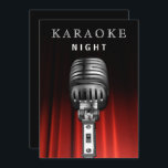 Classy Black 30års födelsedag Karaoke Night Party Inbjudningar<br><div class="desc">Inbjudan till Classy Black 30års födelsedag Karaoke-nattpartiet</div>