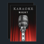 Classy Black 30års födelsedag Karaoke Night Party Inbjudningar<br><div class="desc">Inbjudan till Classy Black 30års födelsedag Karaoke-nattpartiet</div>