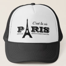 Classy black and white - Paris- hat