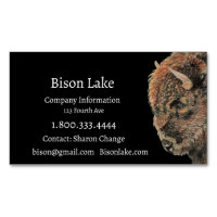 Classy Black Bison, Buffalo-Affärskortet
