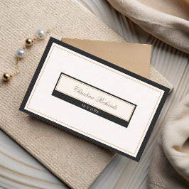 Classy Black Ivory Visitkort