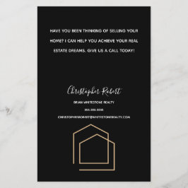 Classy Black Real Gods Flygblad