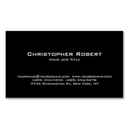 Classy Black Real Gods Magnetiska Visitkort